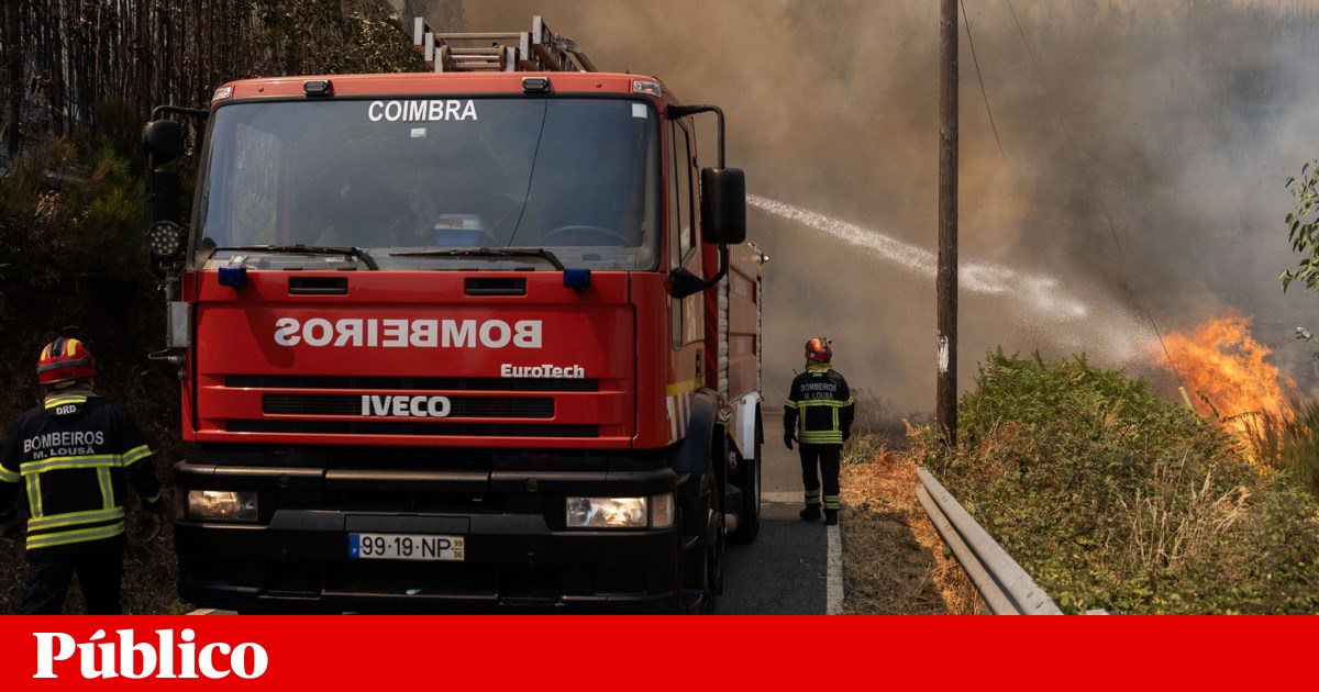 Cinco bombeiros feridos após capotamento à saída do quartel da Figueira da Foz