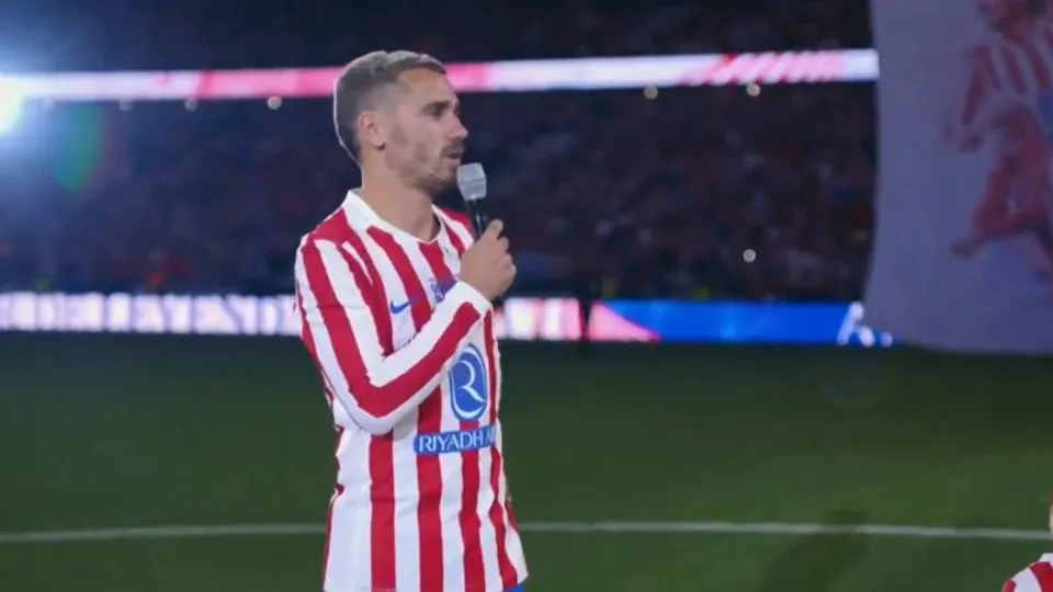 As lágrimas de Simeone na despedida de Griezmann do Metropolitano