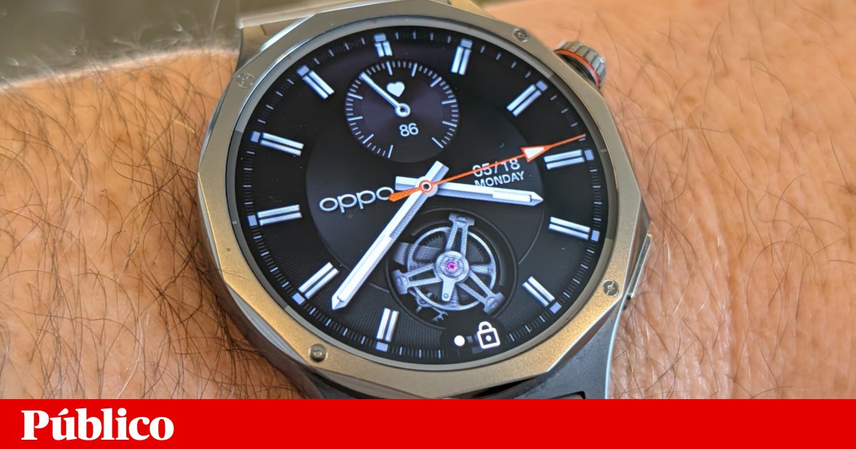 Oppo Watch X3, o relógio com IA Google que faz esquecer o carregador