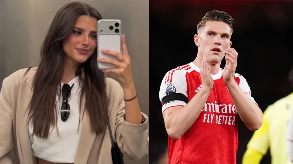 Inês Aguiar e Viktor Gyokeres juntos no estádio do Arsenal. Vídeo
