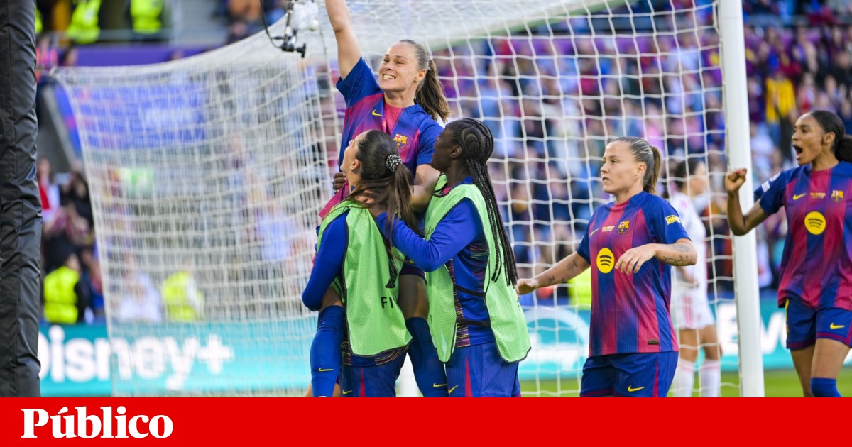 Barcelona goleia Lyon e conquista Liga dos Campeões feminina