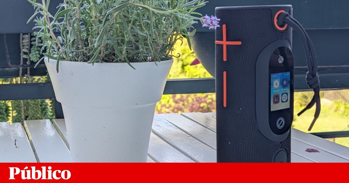 Uma coluna portátil com muito som por pouco dinheiro