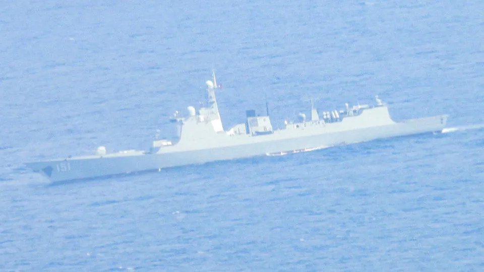 Navio de Taiwan envolvido em impasse com embarcação chinesa