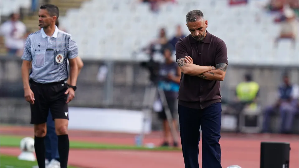 A reação de Rui Borges à derrota do Sporting na Taça: "Não fomos capazes"