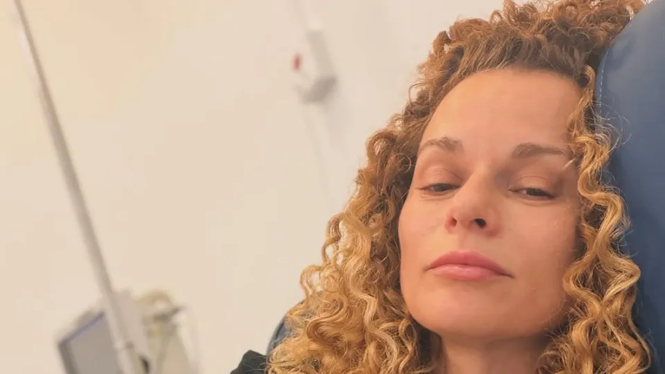 Rita Mendes foi de urgência para o hospital. "Diverticulite aguda"