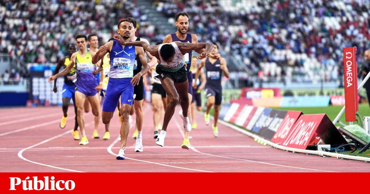 Isaac Nader foi segundo nos 1500m da Liga Diamante em Rabat