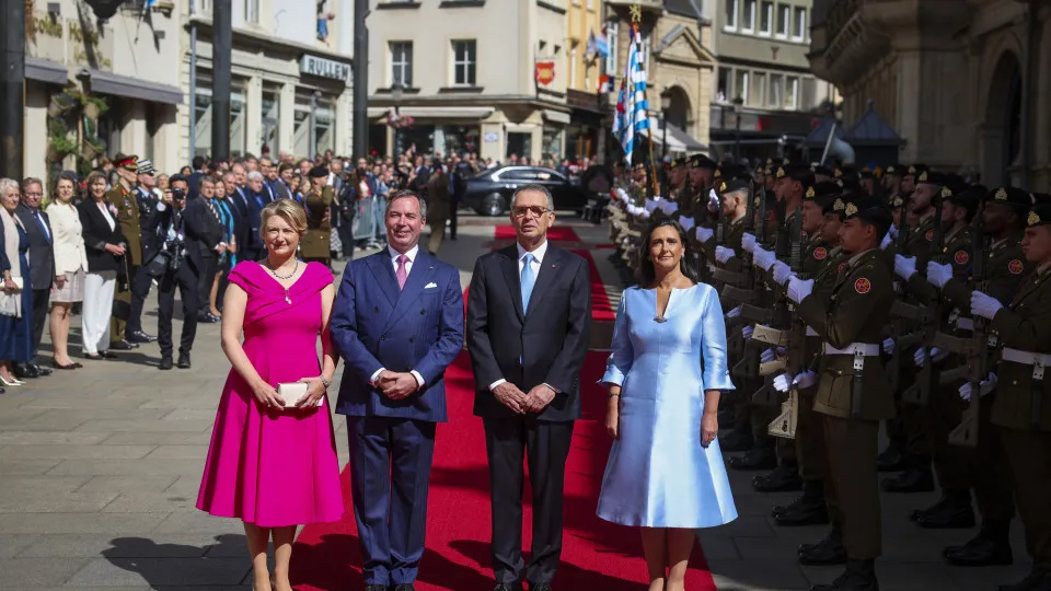 Presidente convida Grão-Duques do Luxemburgo a visitar Portugal