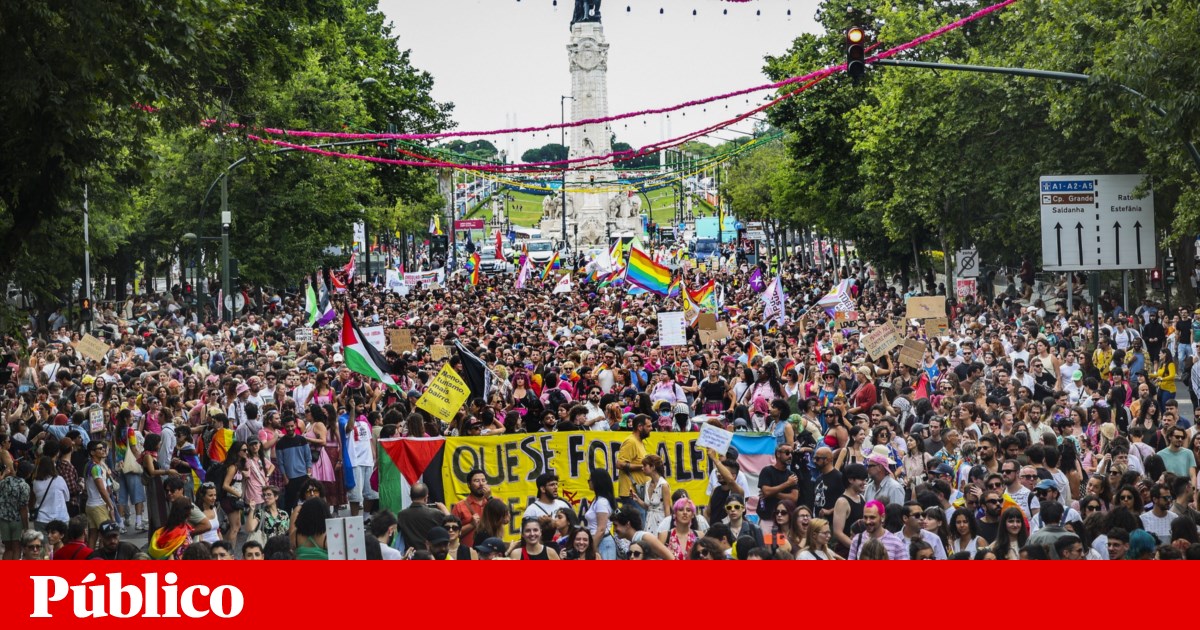 Milhares de pessoas marcham em Lisboa pelos direitos LGBTI+ e contra retrocessos