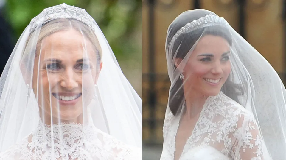 Harriet Sperling inspirou-se em Kate Middleton para o vestido de noiva?