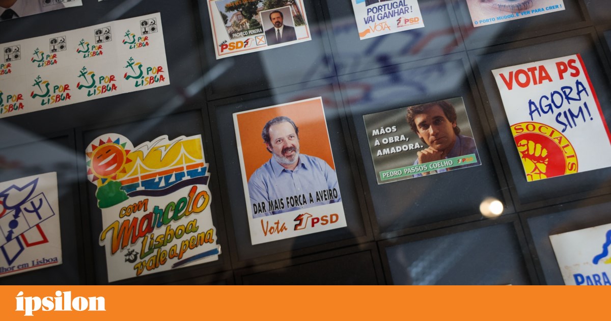 Causas, cores políticas e muitas estórias nos autocolantes de Pacheco Pereira