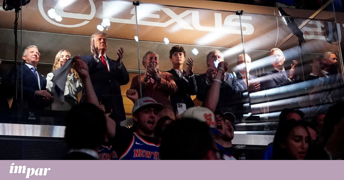 Presidente Trump vaiado durante o terceiro jogo das finais da NBA em Nova Iorque