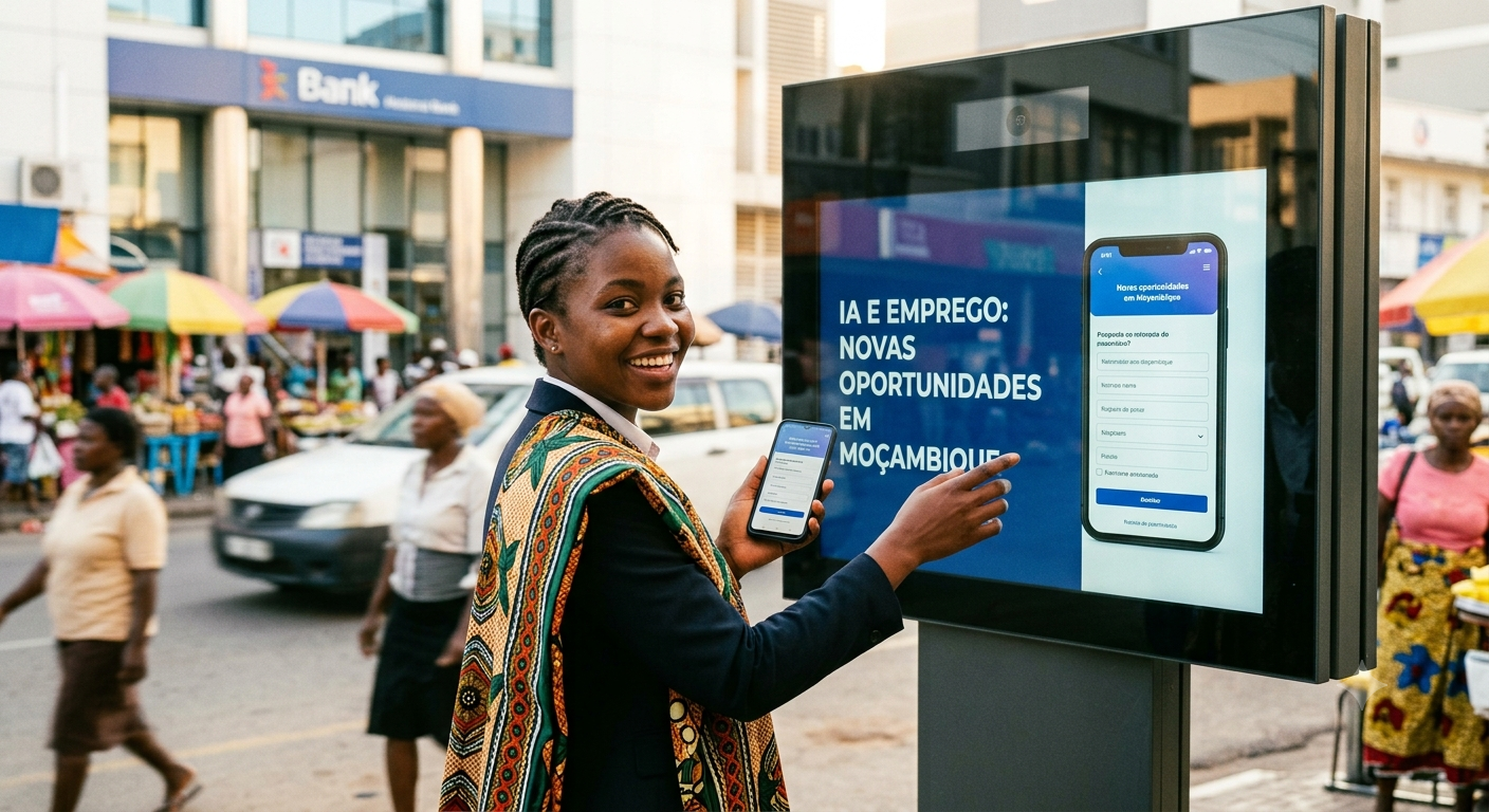 Emprego e Inteligência Artificial em Moçambique: A IA vai roubar a tua vaga ou criar novas oportunidades?