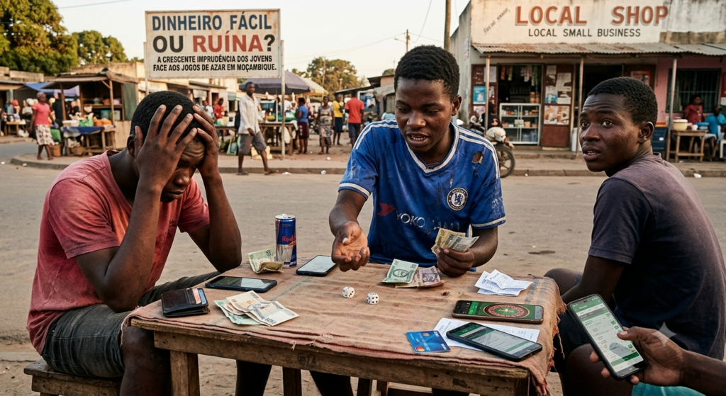 Dinheiro-Facil-ou-Ruina-A-Crescente-Imprudencia-dos-Jovens-Face-aos-Jogos-de-Azar-em-Mocambique-1024x559 Dinheiro Fácil ou Ruína? A Crescente Imprudência dos Jovens Face aos Jogos de Azar em Moçambique